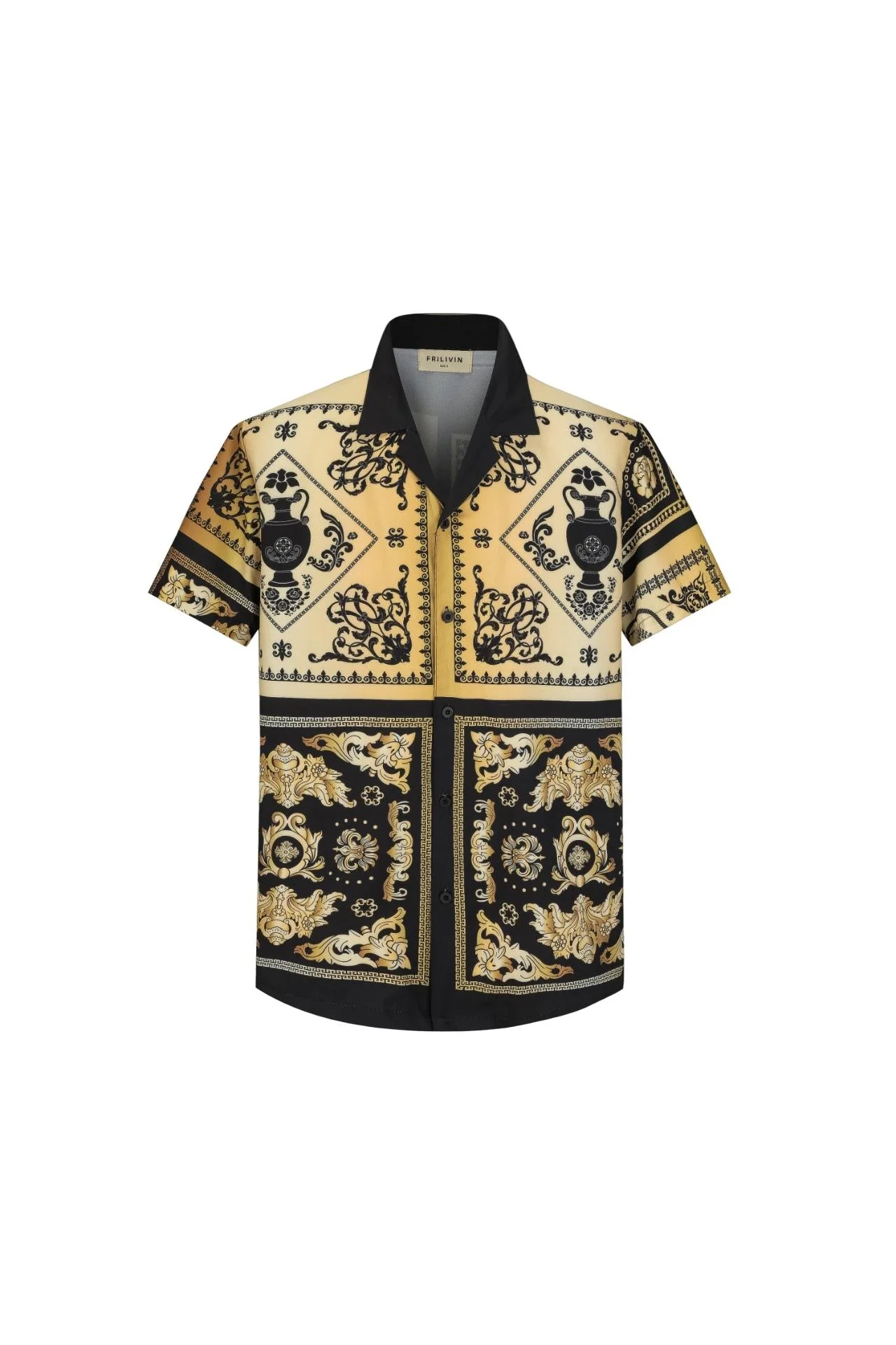 Chemise structurée à motifs baroque - Image 3