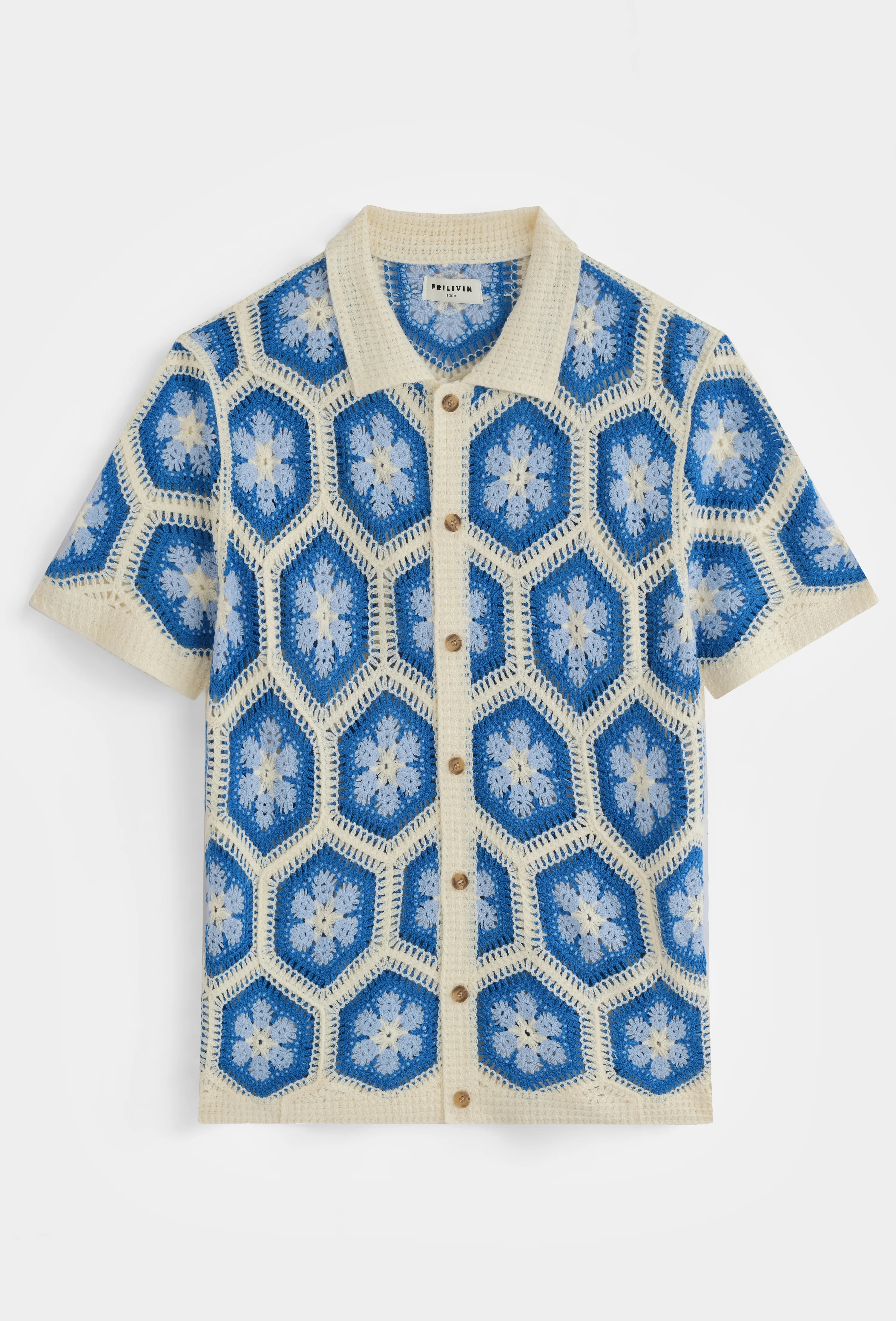 Chemise tricot motif floral