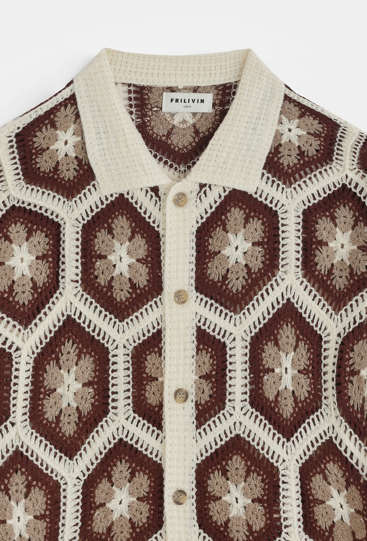 Chemise tricot motif floral - Image 11