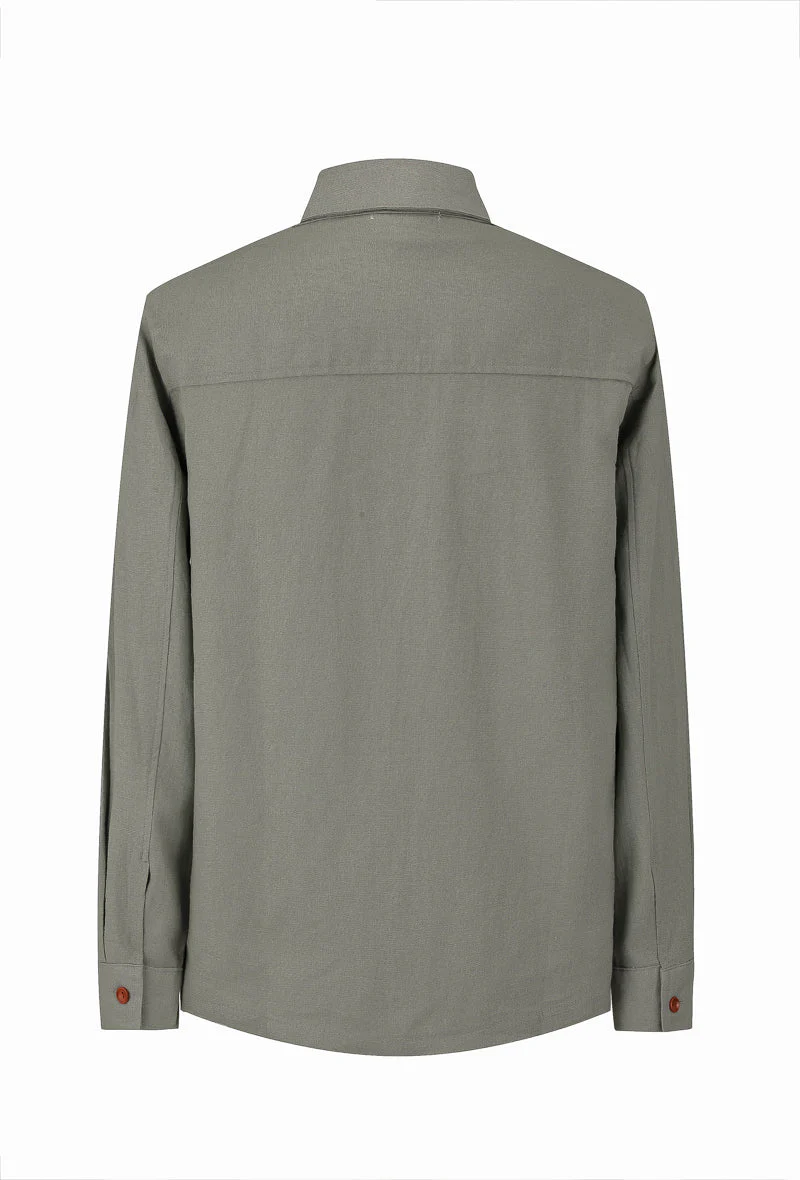Chemise unie manches longues - Image 11