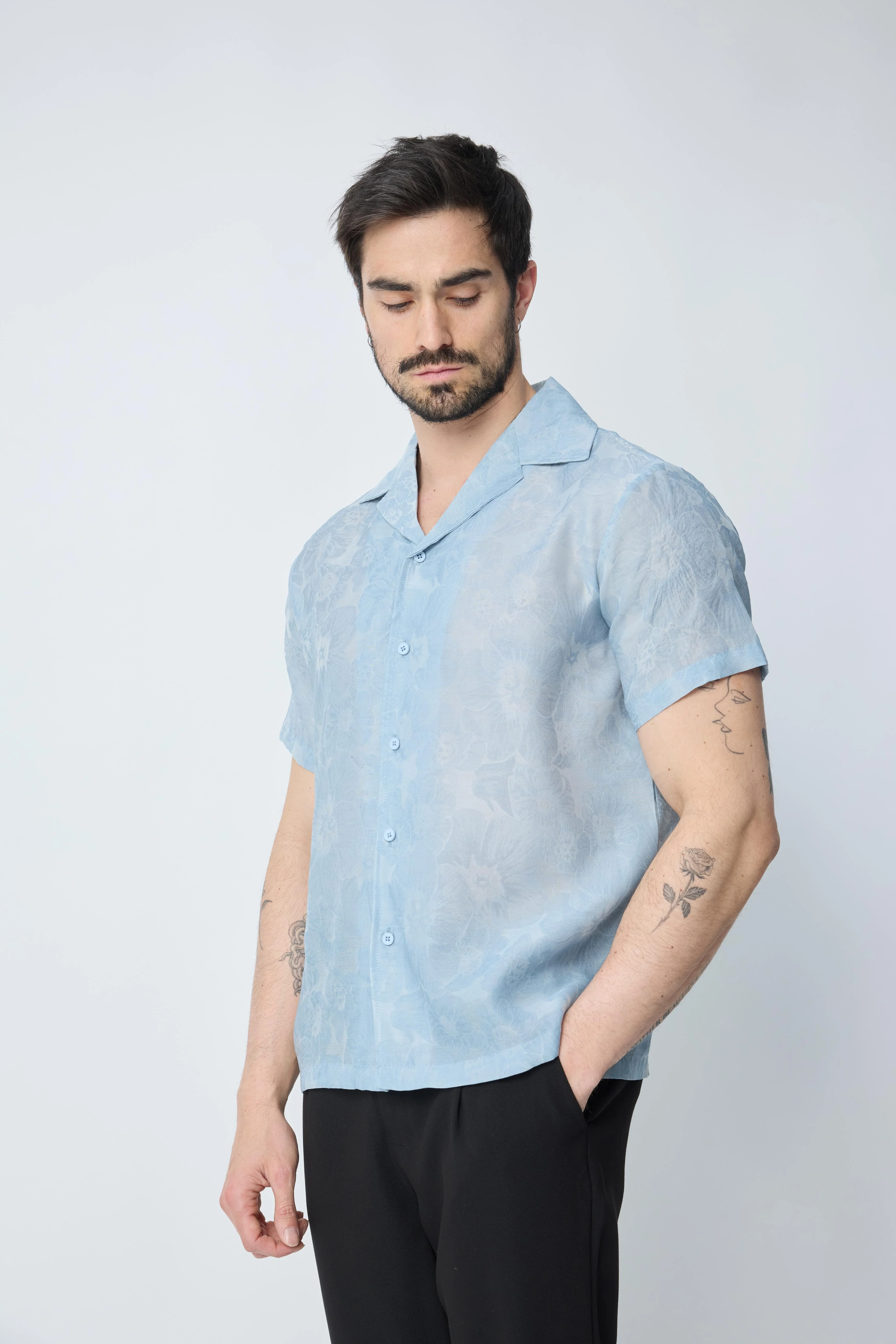 Chemise unie à manches courtes - Image 2