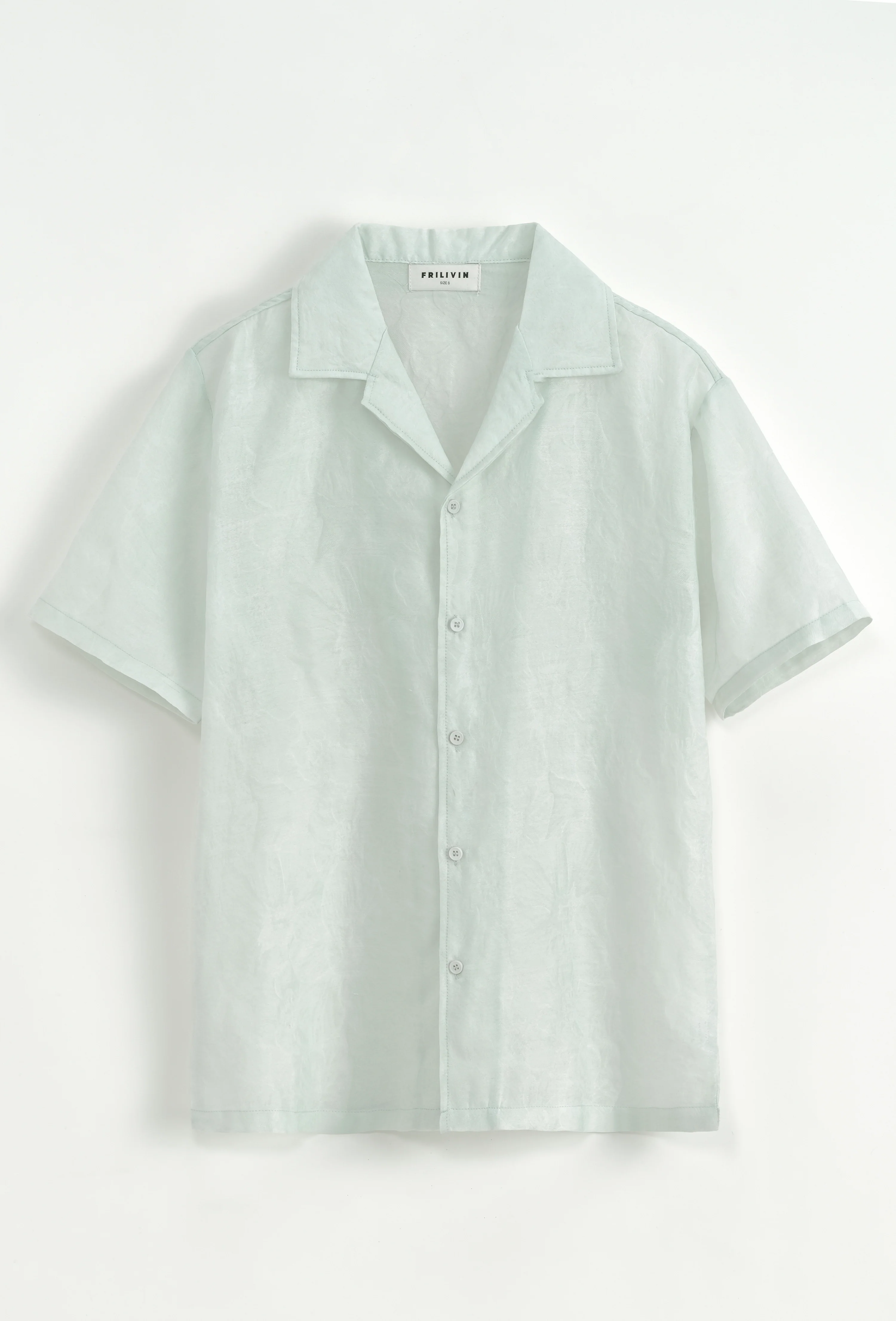 Chemise unie à manches courtes - Image 6