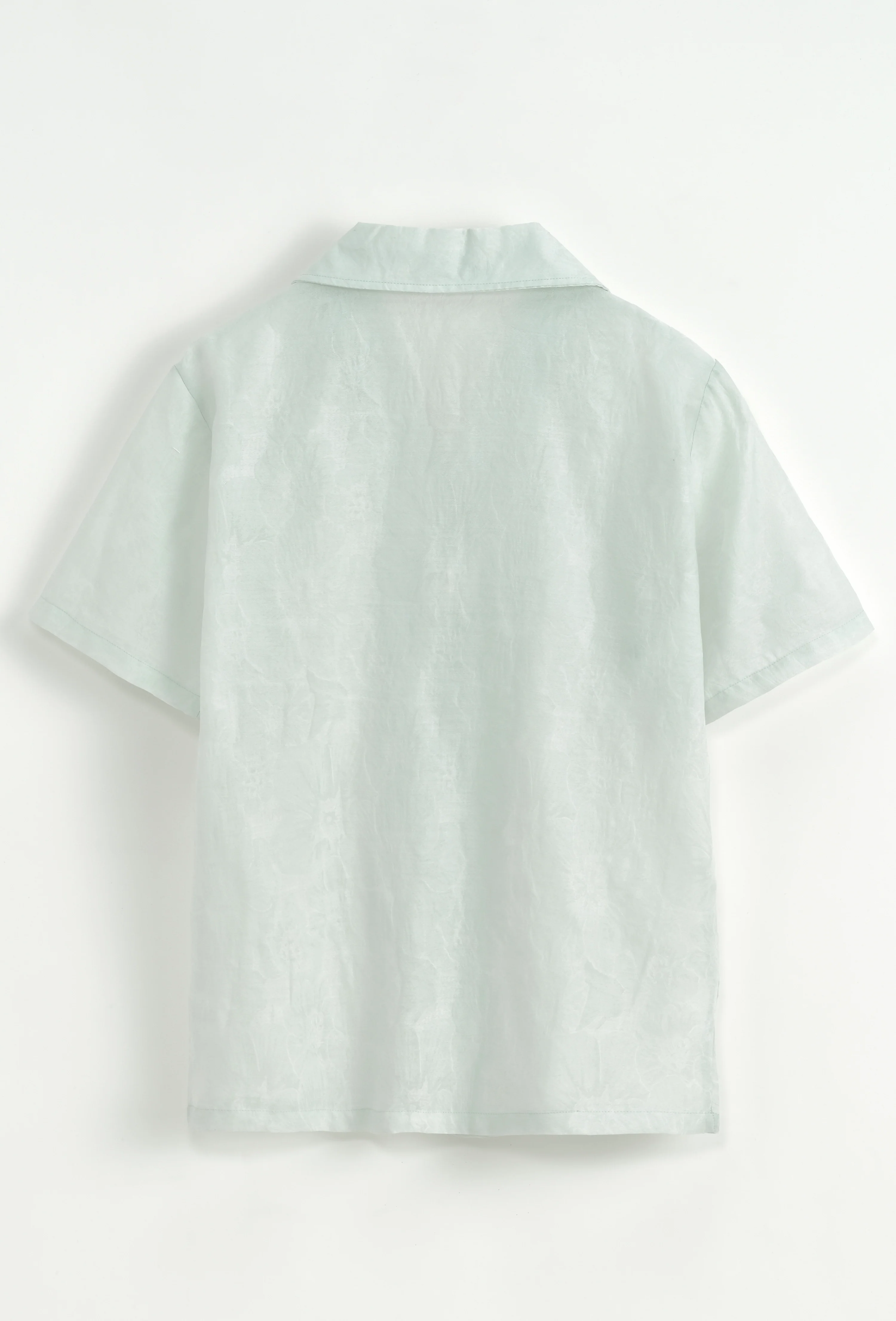 Chemise unie à manches courtes - Image 8