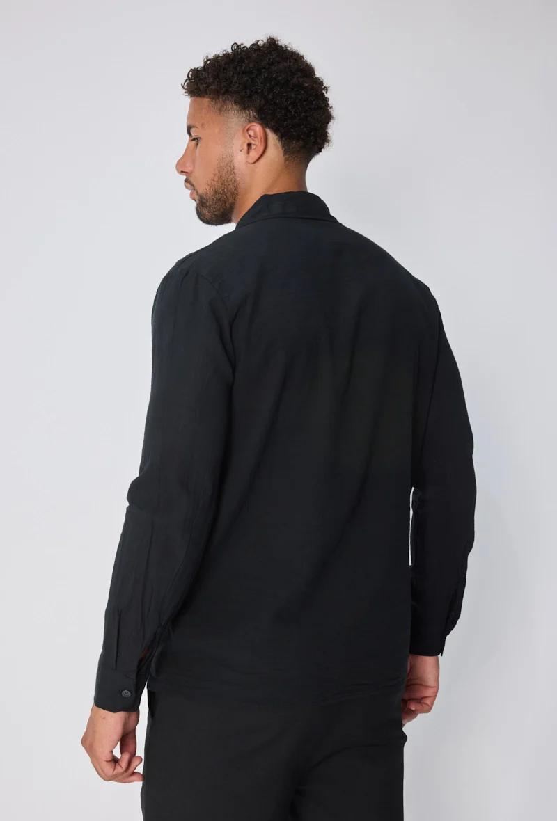 Chemise unie à manches longues - Image 14