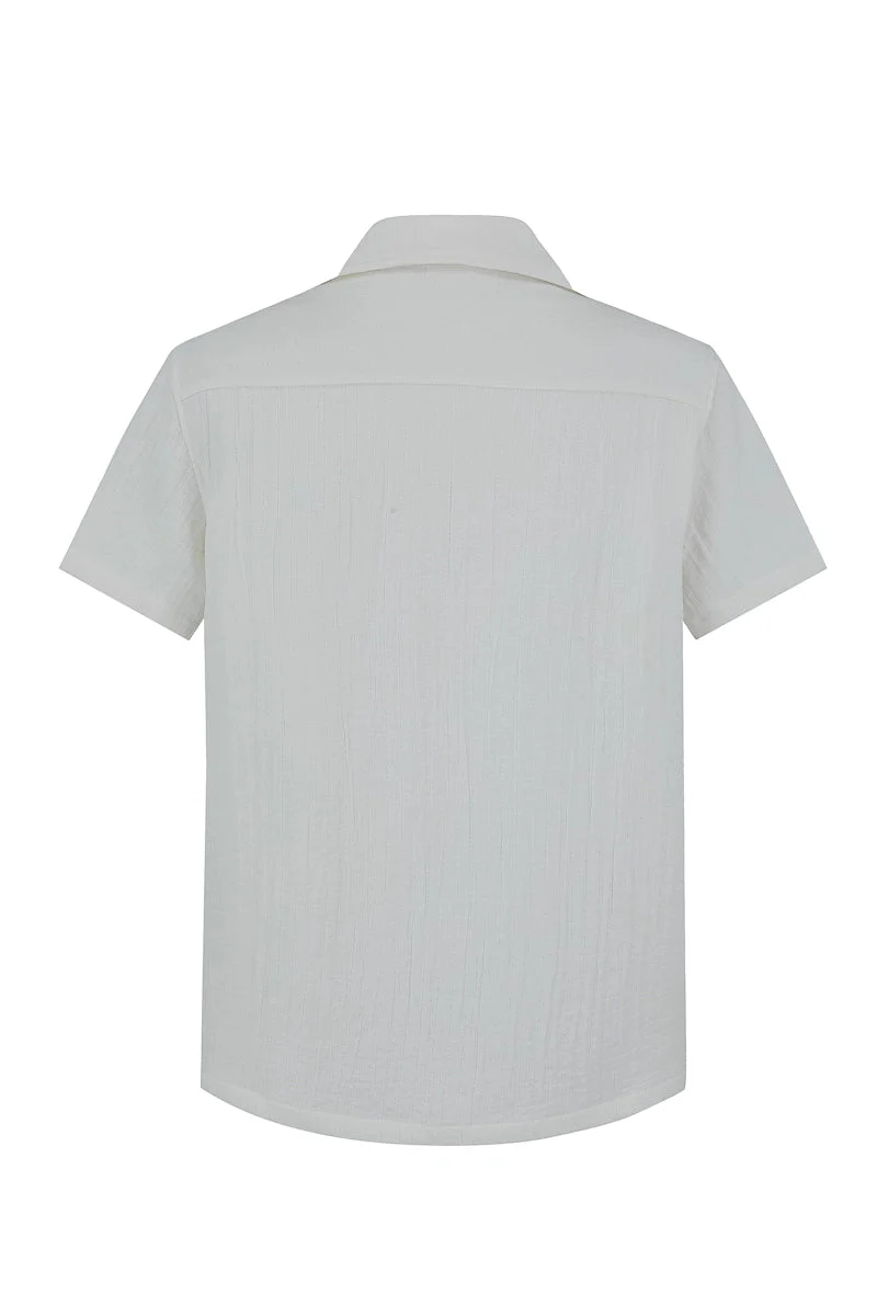 Chemise unie manches courtes - Image 10