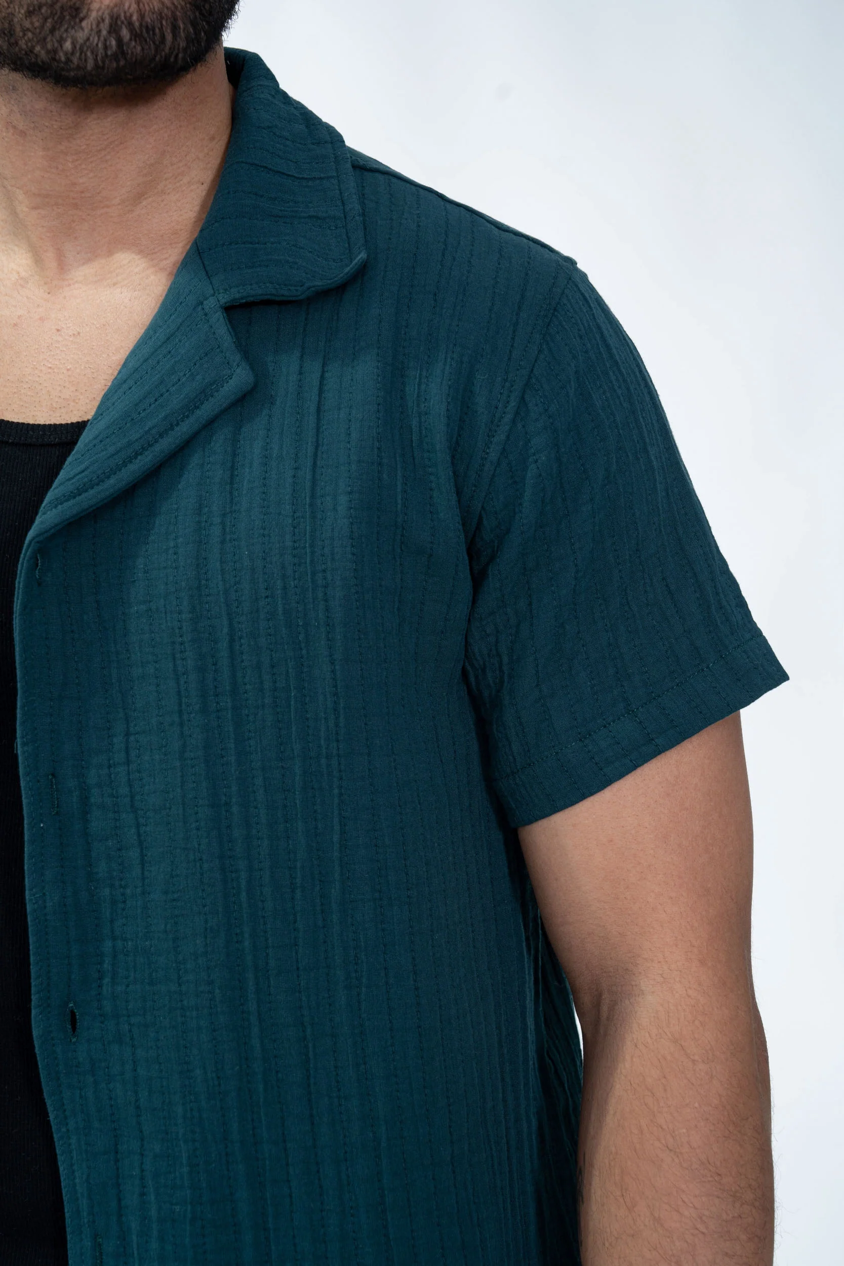 Chemise unie manches courtes - Image 2