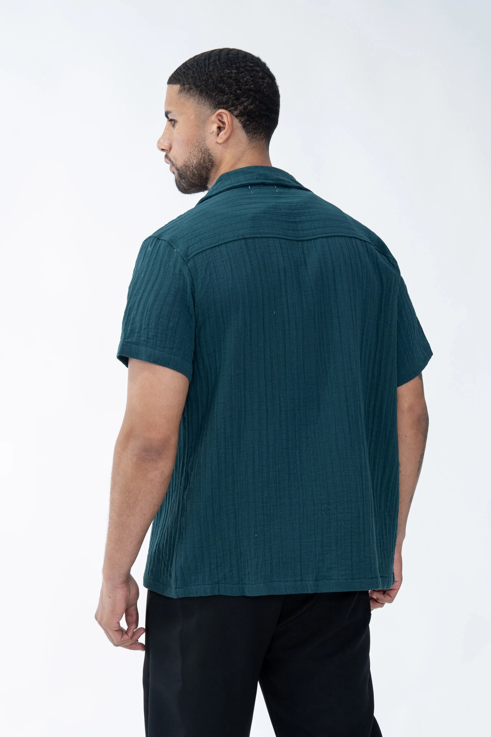 Chemise unie manches courtes - Image 4