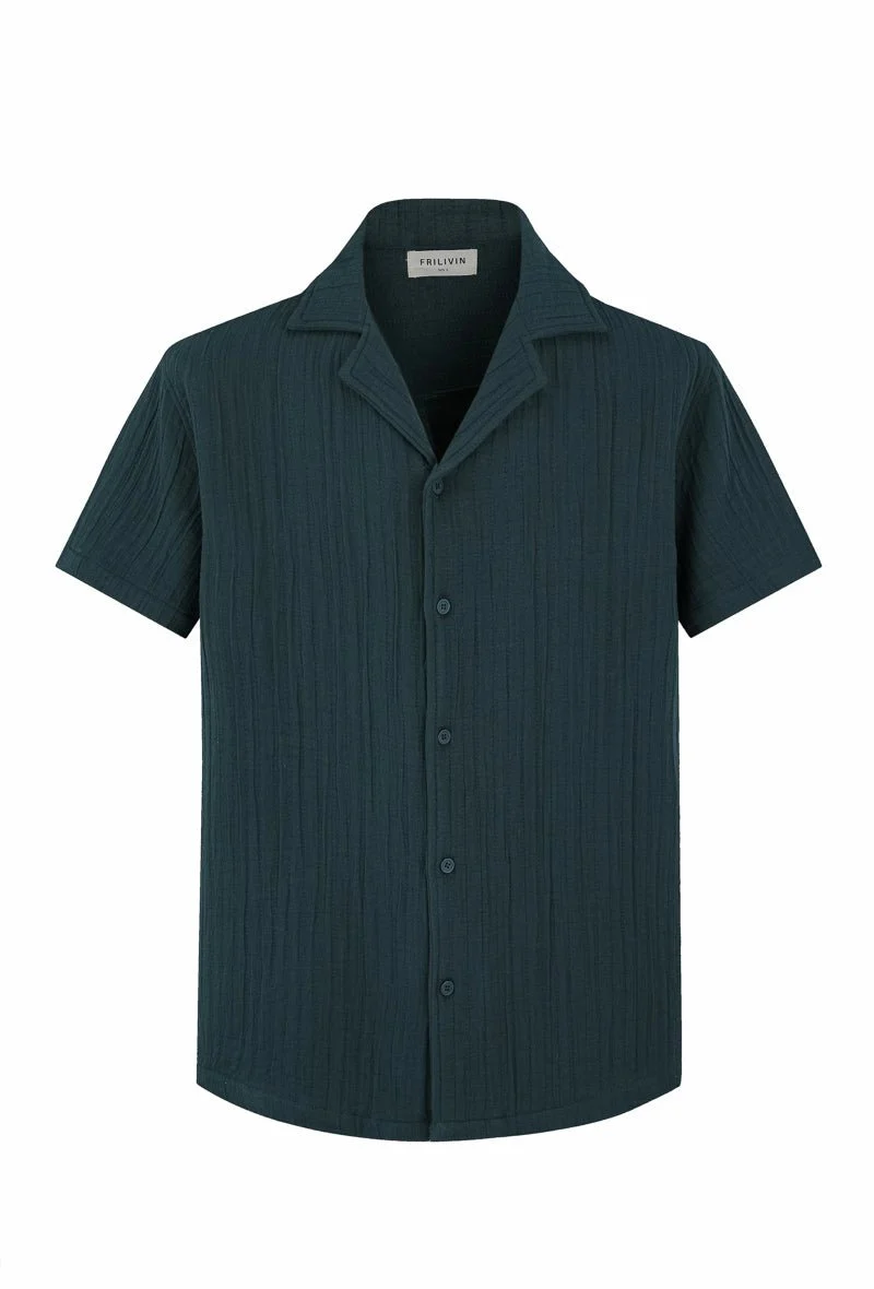 Chemise unie manches courtes - Image 5