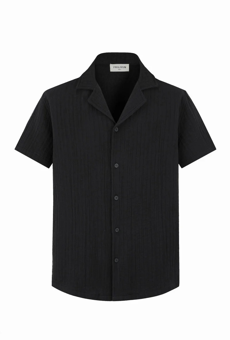Chemise unie manches courtes - Image 7