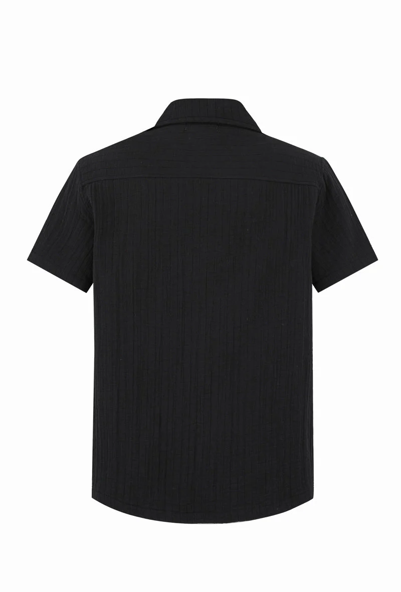 Chemise unie manches courtes - Image 8