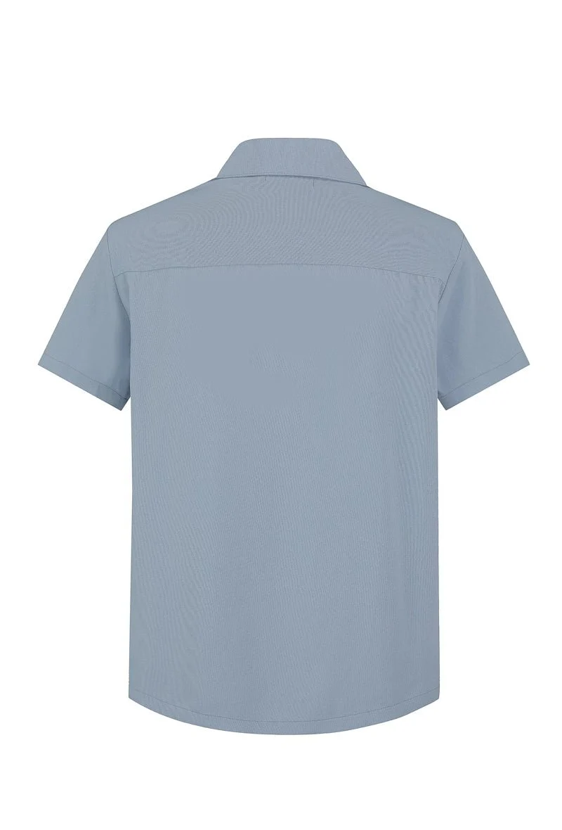 Chemise unie manches courtes - Image 7