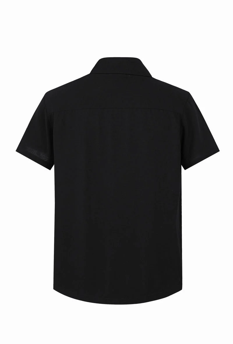Chemise unie manches courtes - Image 9