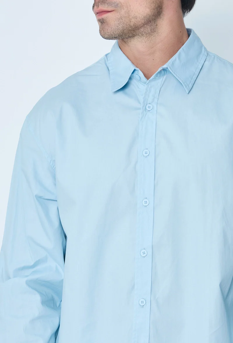 Chemise unie manches longues - Image 11