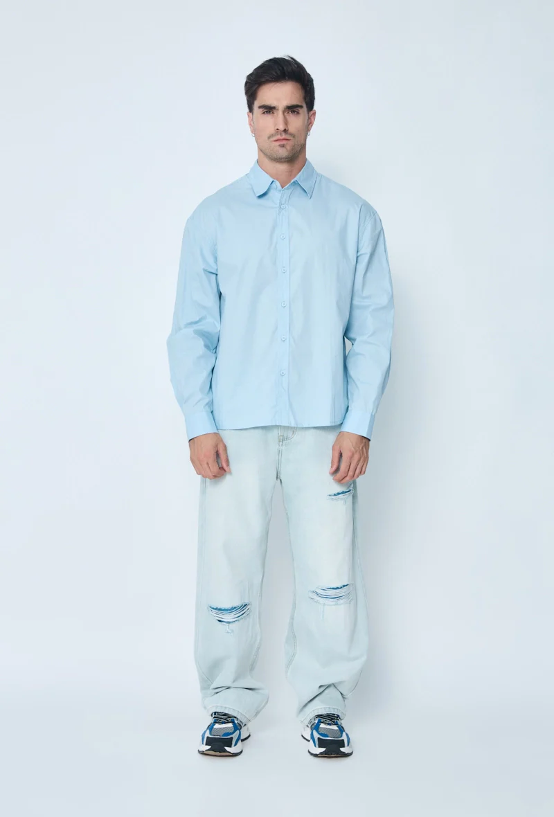 Chemise unie manches longues - Image 12