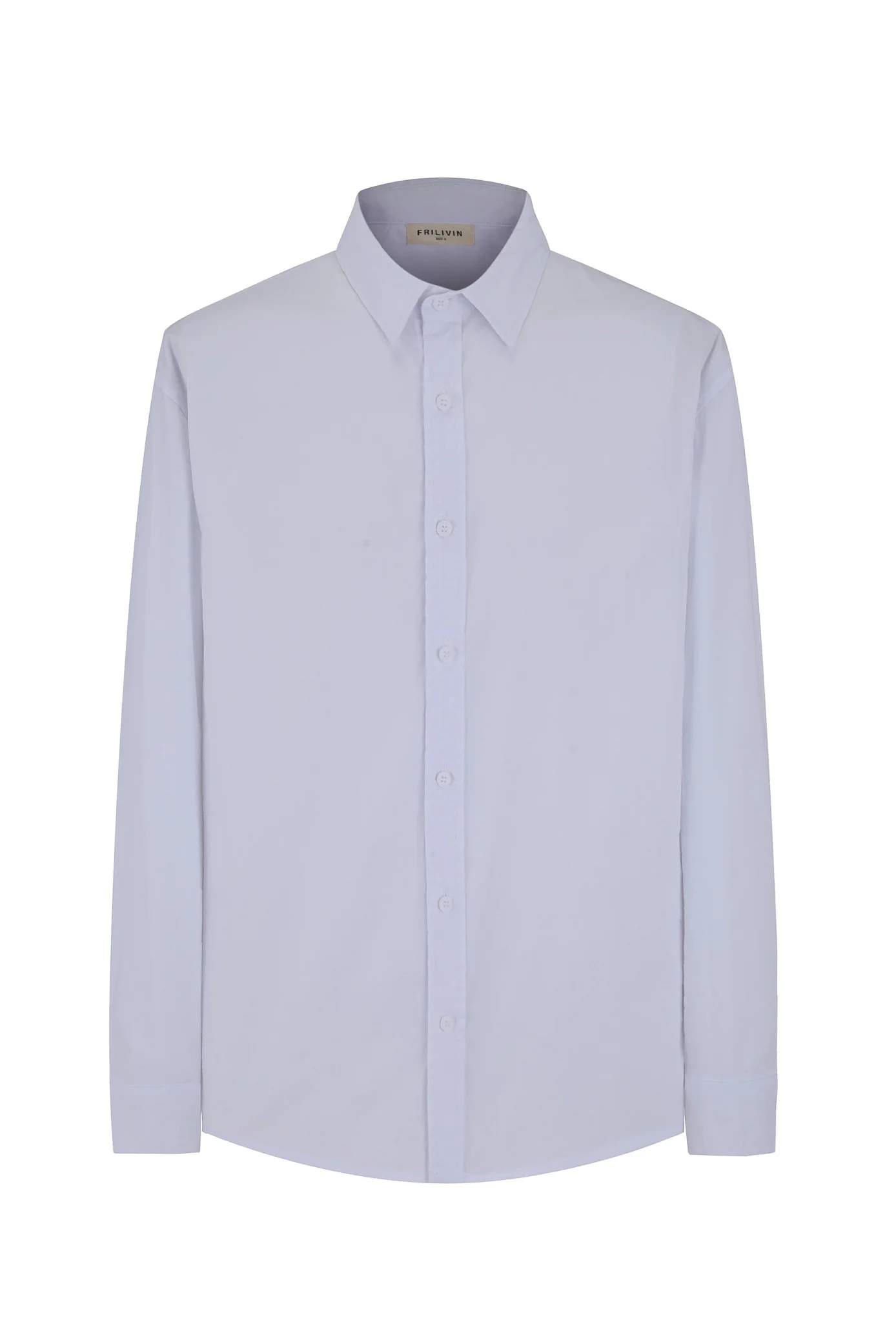 Chemise unie manches longues - Image 7
