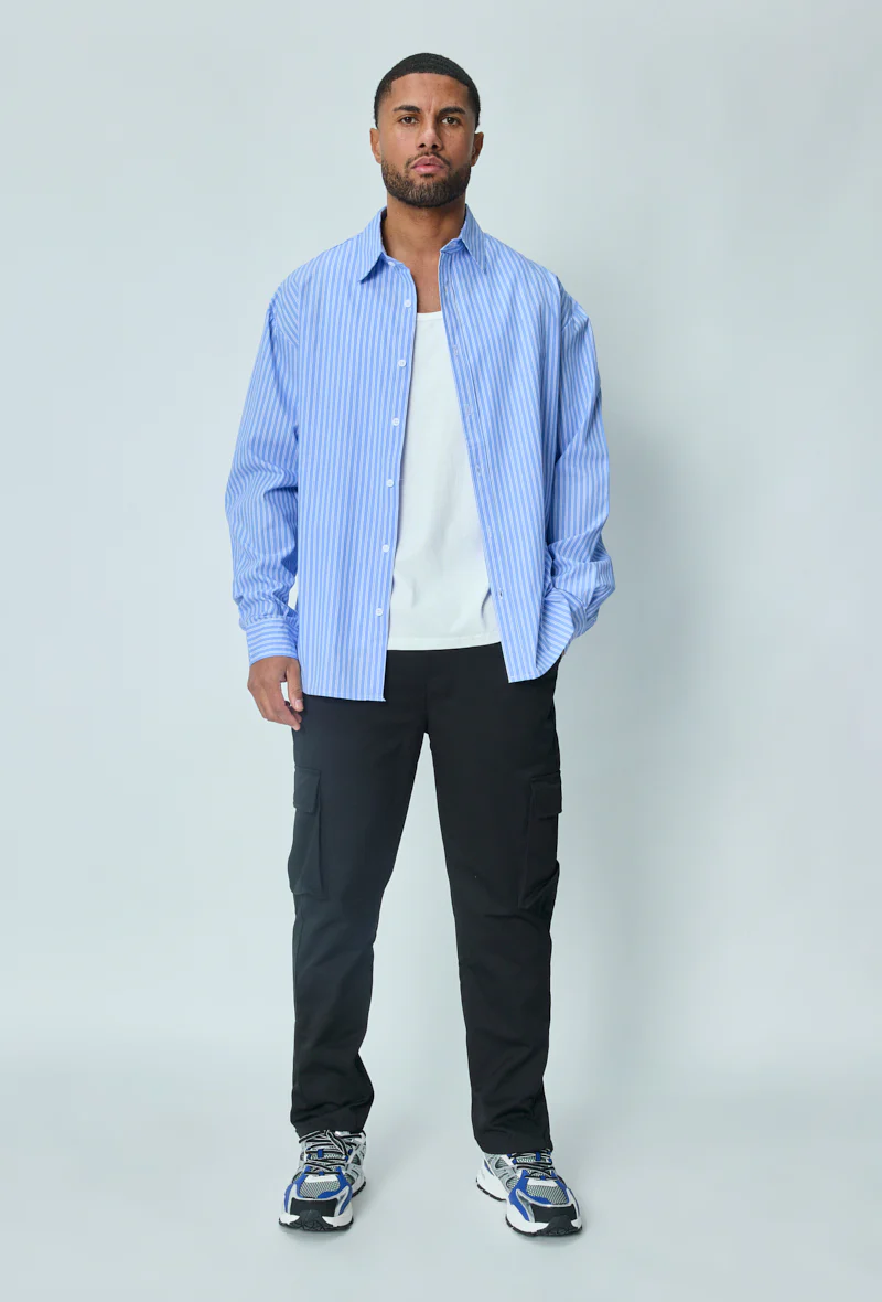 Chemise manches longues à rayures - Image 15