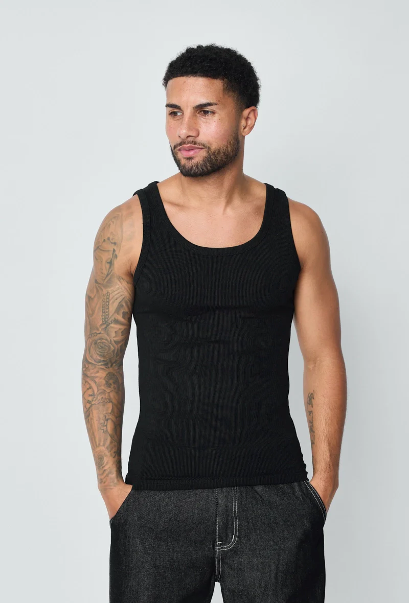 T-shirt débardeur ajusté sans manches - Image 11