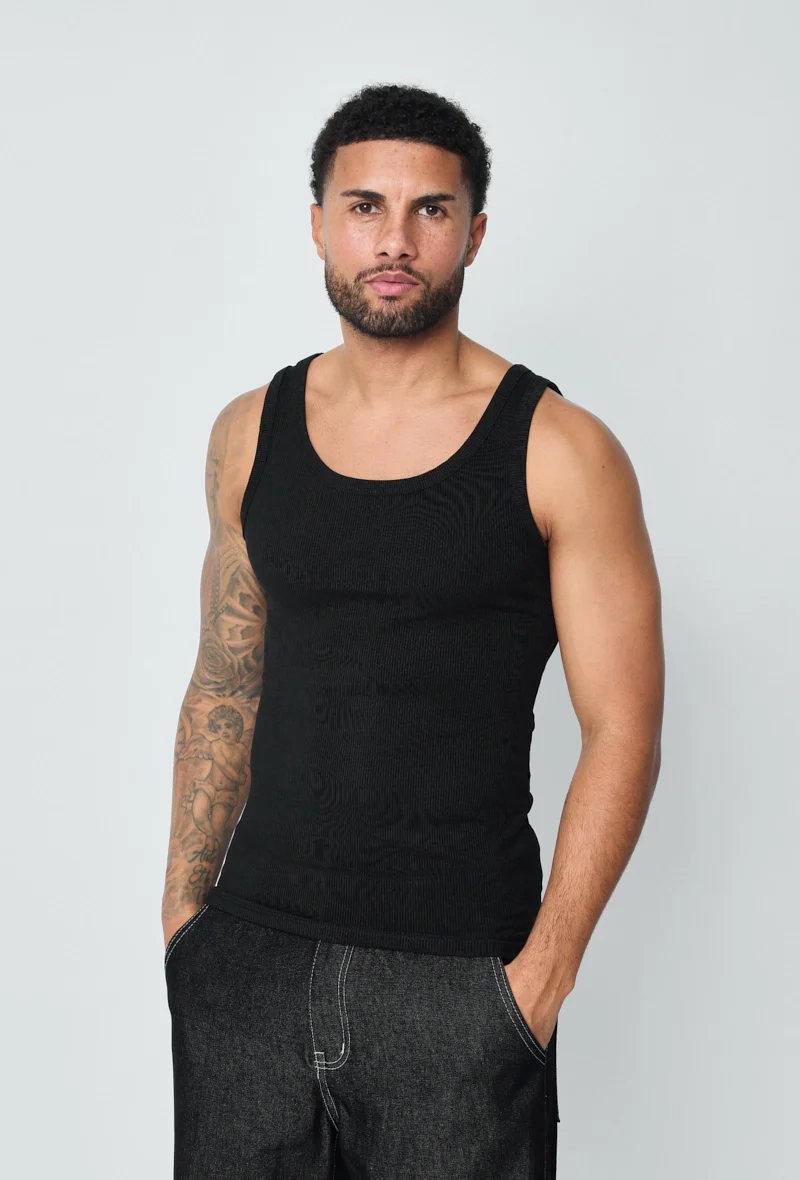 T-shirt débardeur ajusté sans manches - Image 12