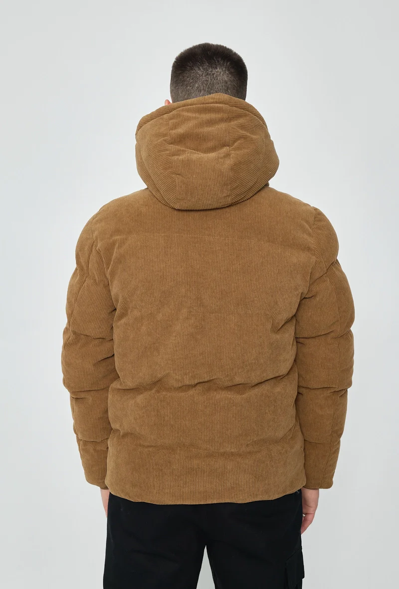 Doudoune à capuche effet daim - Image 13
