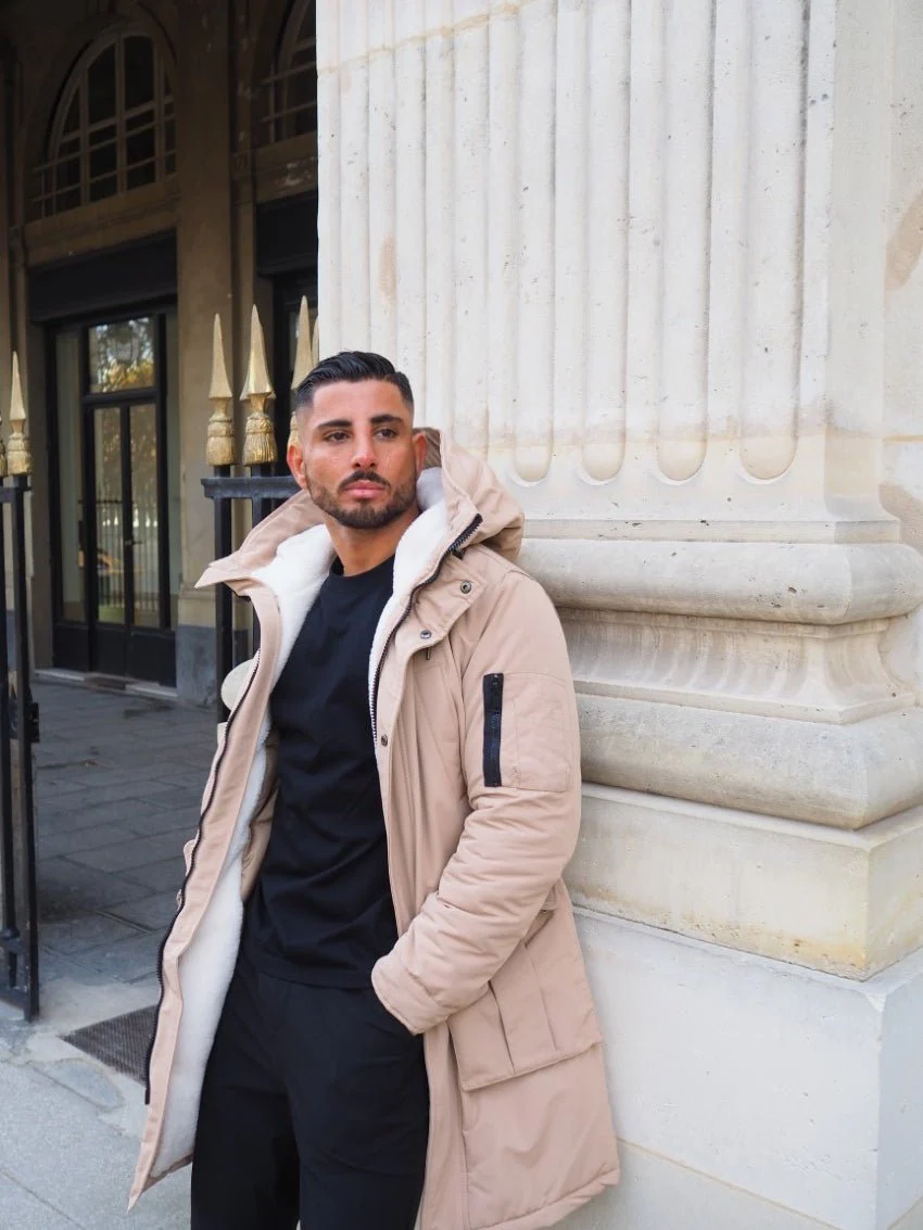 Doudoune parka milongue à capuche