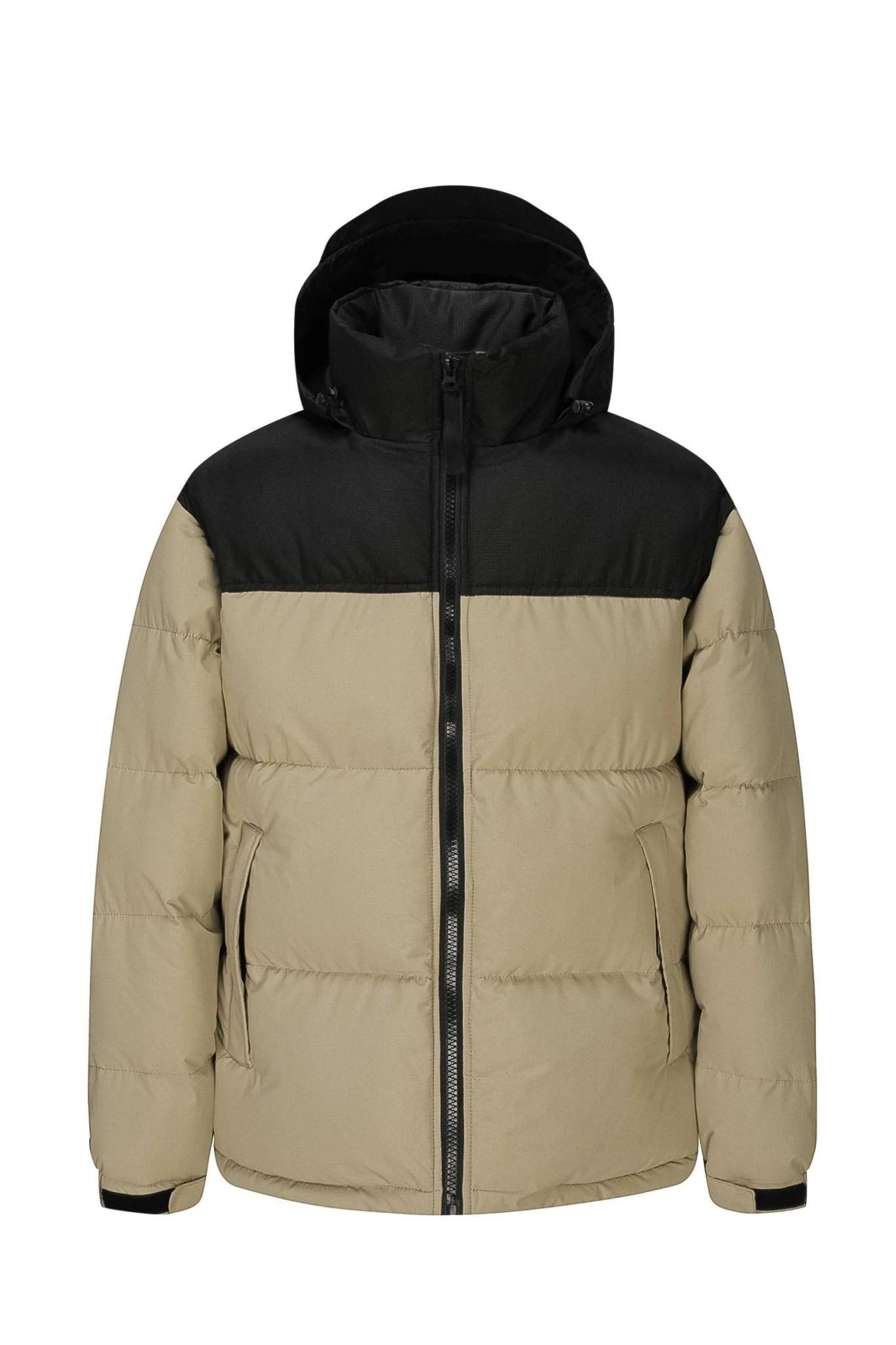 Blouson bi couleur à capuche - Image 10