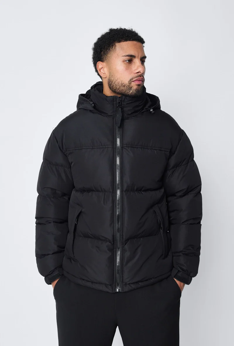 Blouson bi couleur à capuche - Image 19