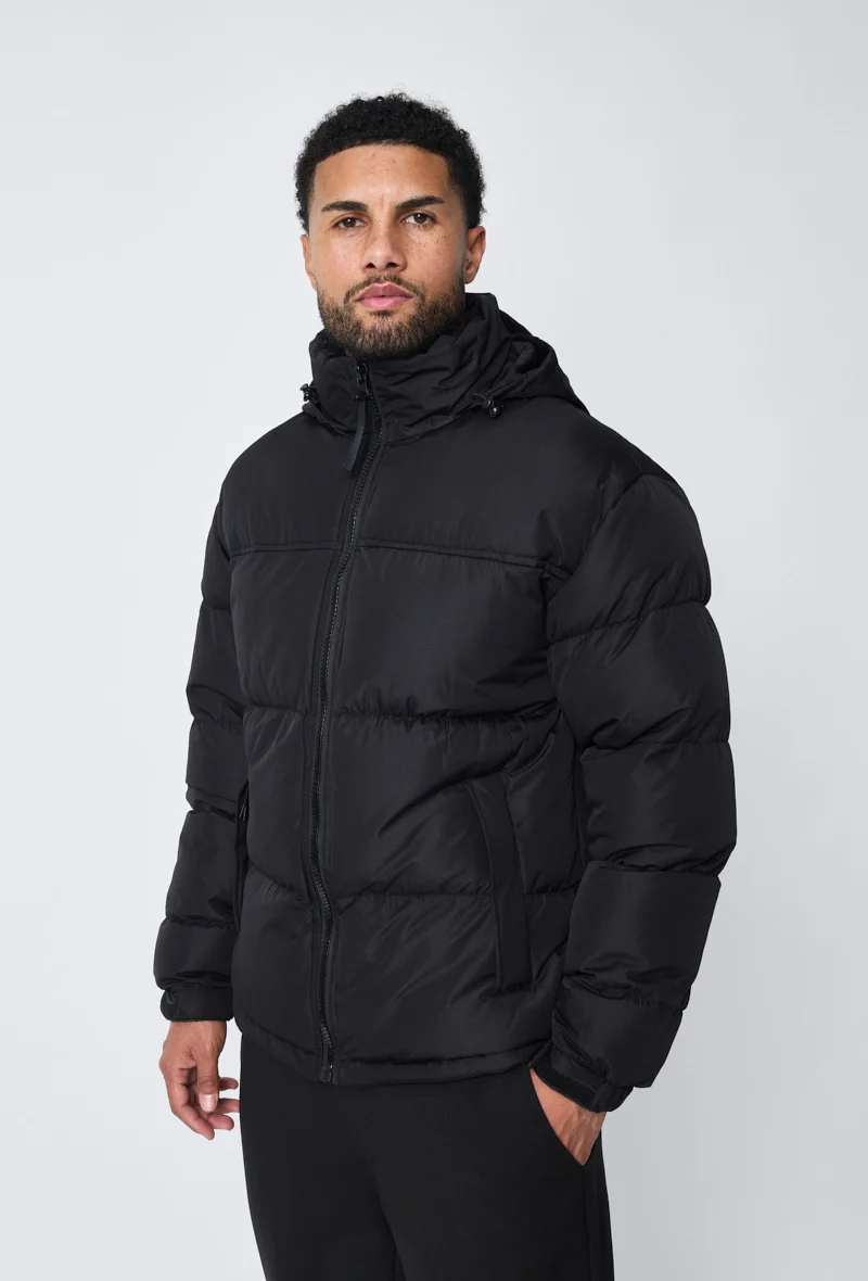 Blouson bi couleur à capuche - Image 20