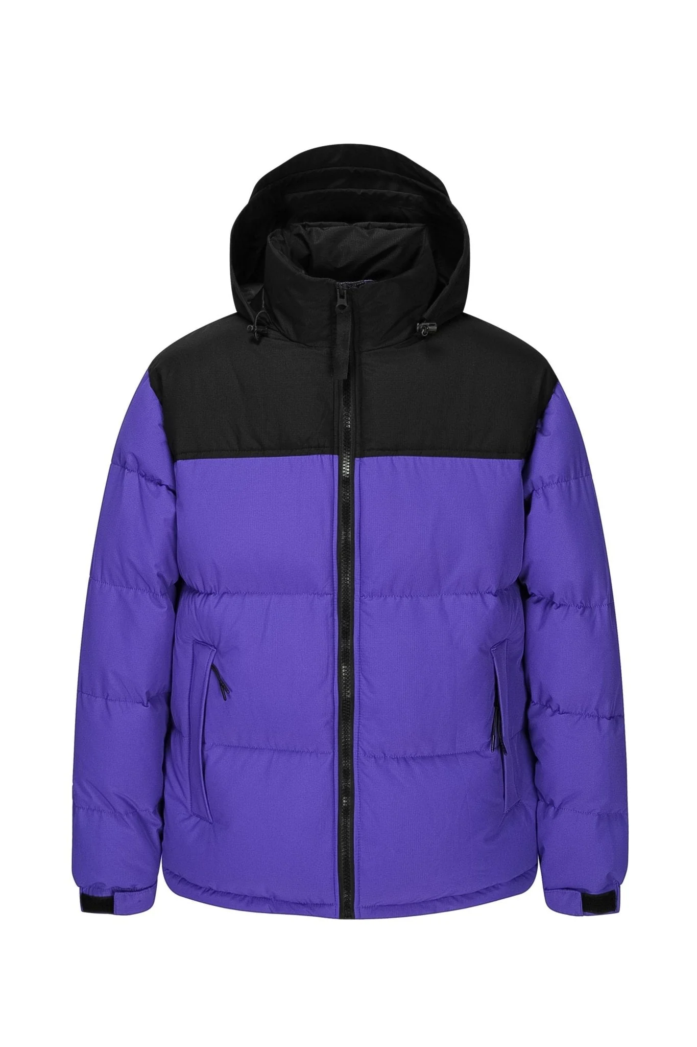 Blouson bi couleur à capuche - Image 34