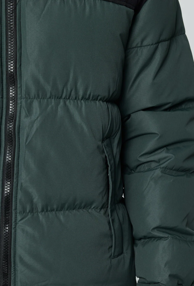Blouson bi couleur à capuche - Image 38