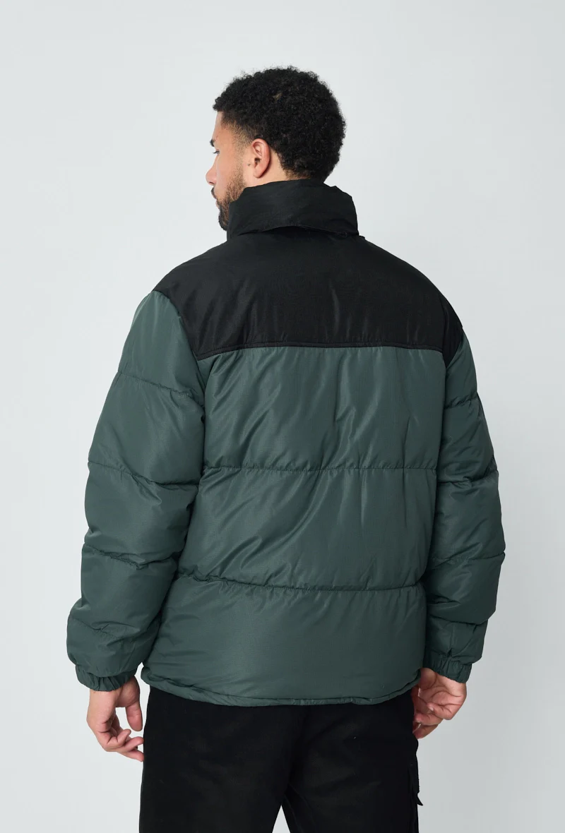Blouson bi couleur à capuche - Image 39