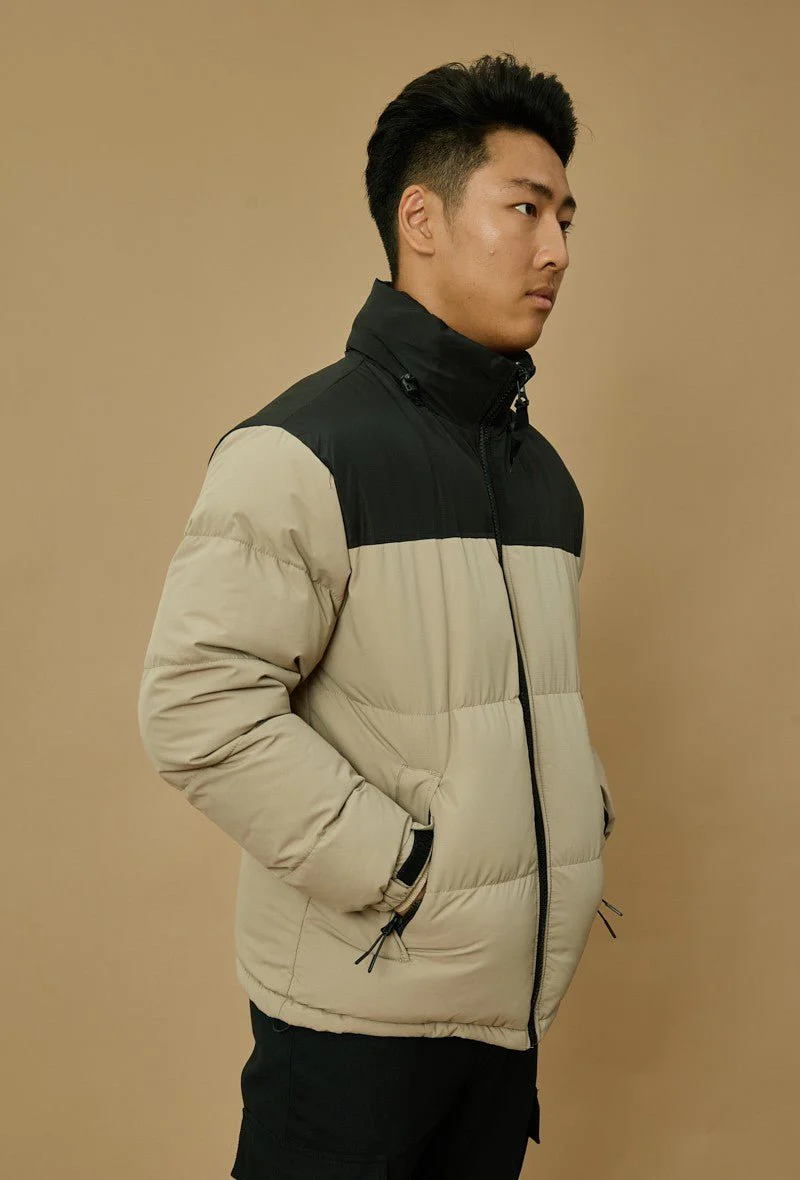 Blouson bi couleur à capuche - Image 6