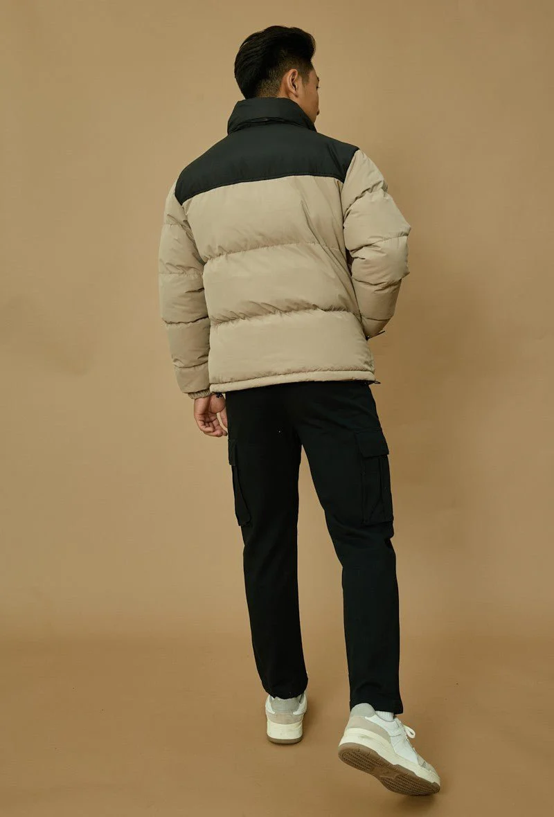 Blouson bi couleur à capuche - Image 8