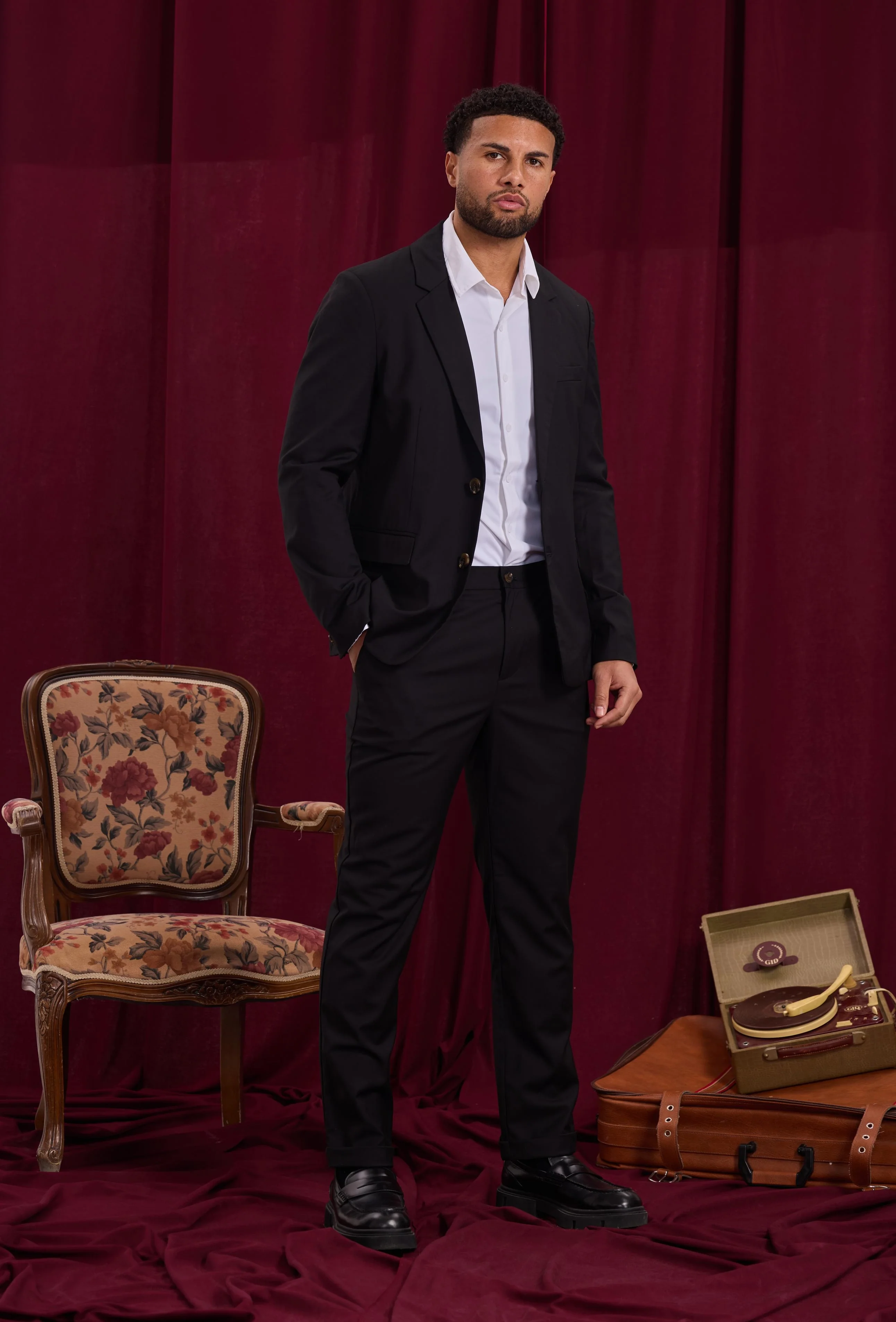 Ensemble blazer et tailleur uni - Image 2