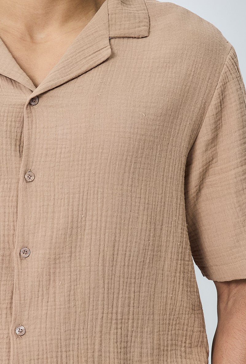 Ensemble chemise et short casual gaze de - Image 11