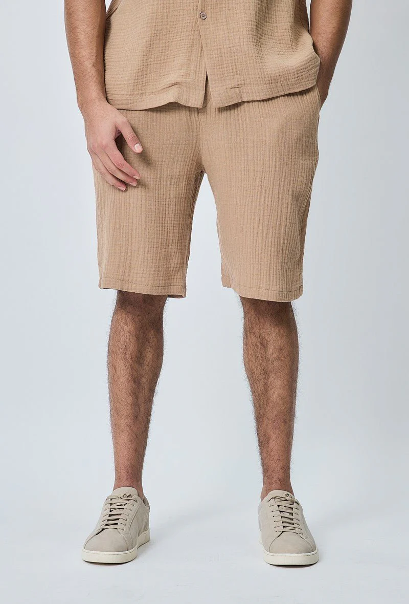 Ensemble chemise et short casual gaze de - Image 12