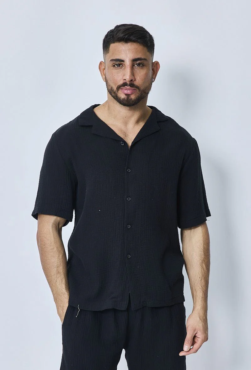 Ensemble chemise et short casual gaze de - Image 15