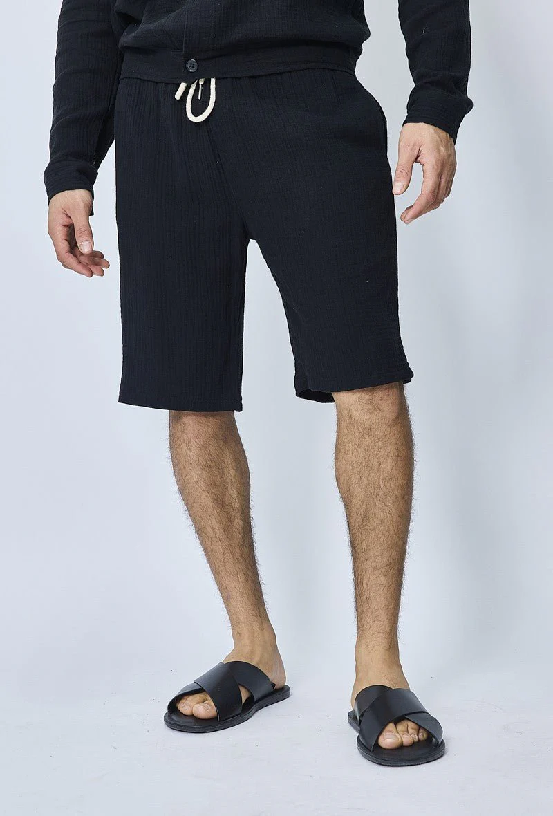 Ensemble chemise et short casual gaze de - Image 18