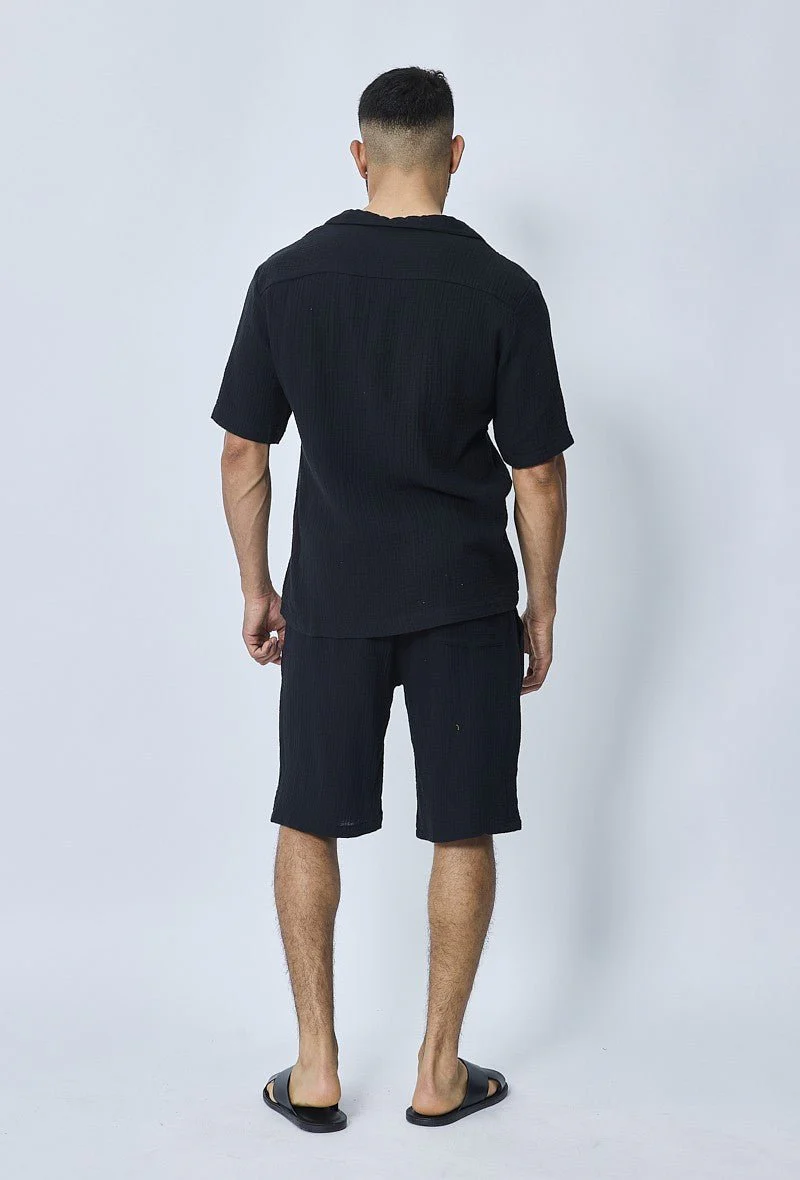Ensemble chemise et short casual gaze de - Image 20