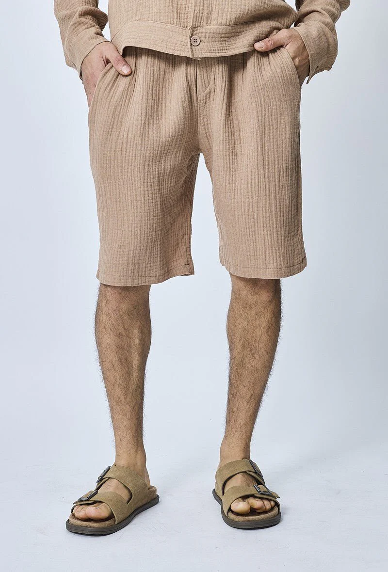 Ensemble chemise et short casual gaze de - Image 23