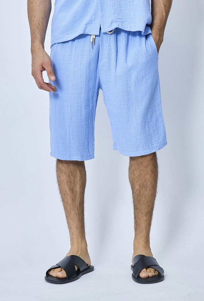 Ensemble chemise et short casual gaze de - Image 35