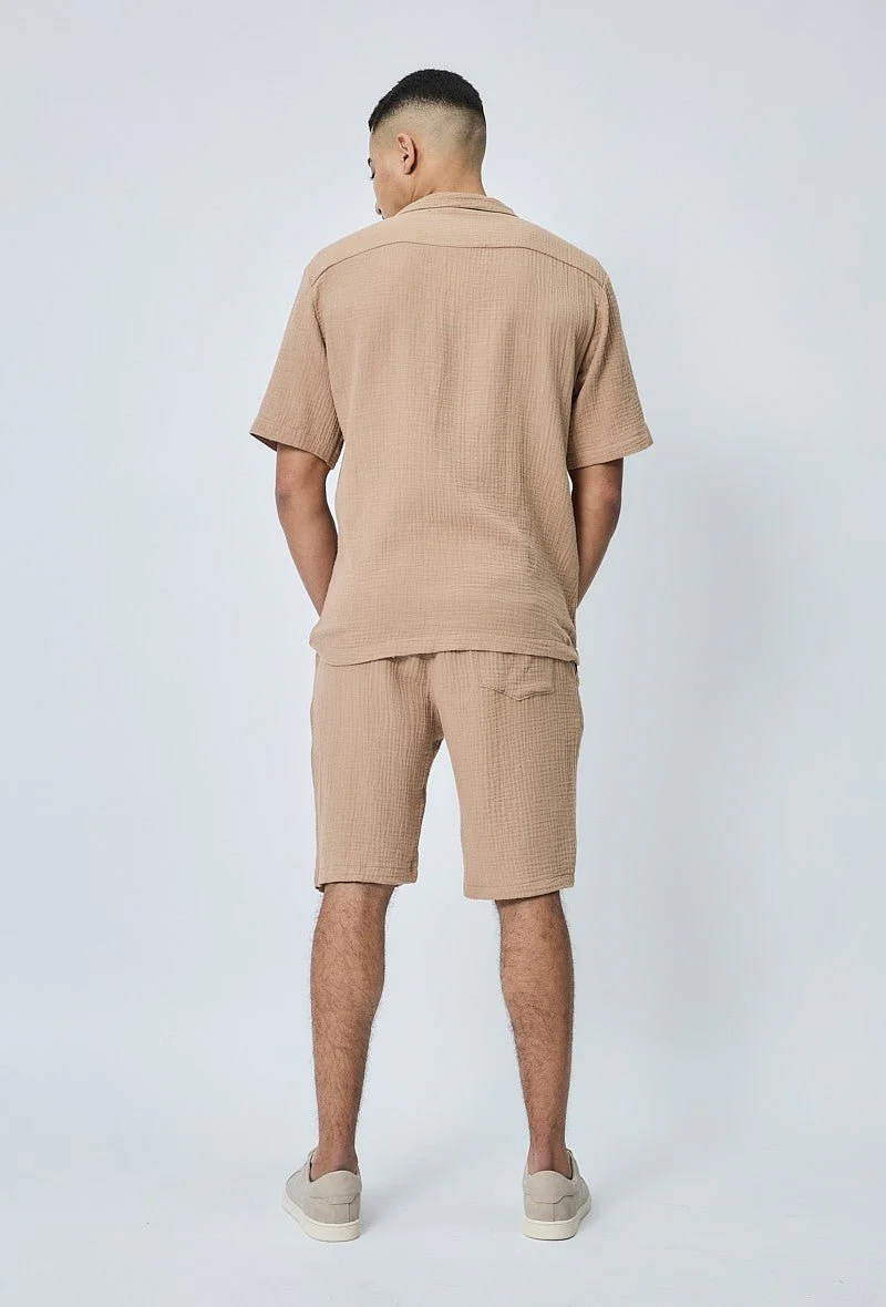 Ensemble chemise et short casual gaze de - Image 9