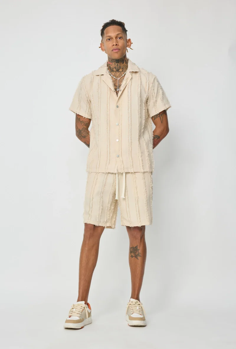 Ensemble chemise et short unis