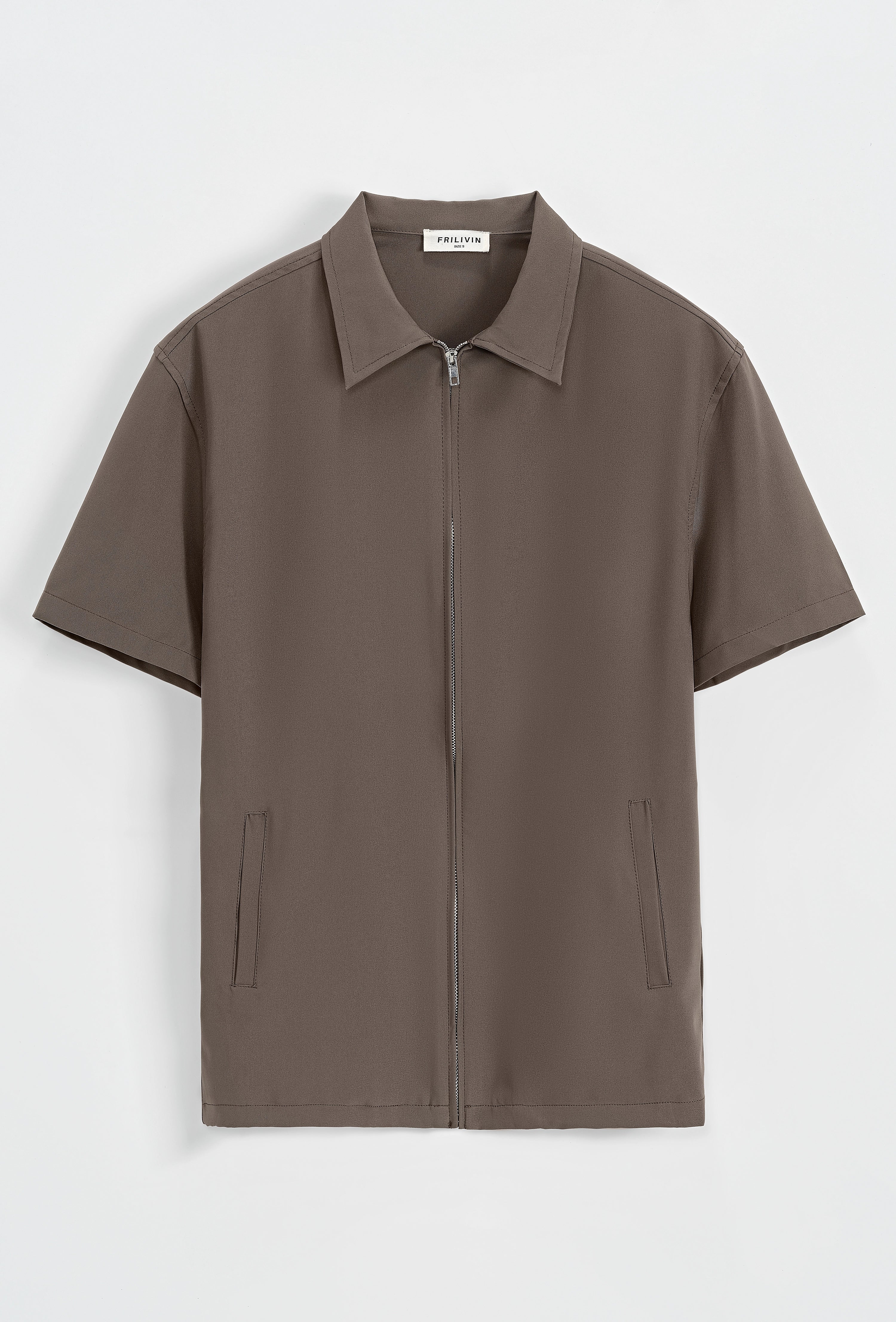 Ensemble chemise et shorts zippé moderne - Image 39