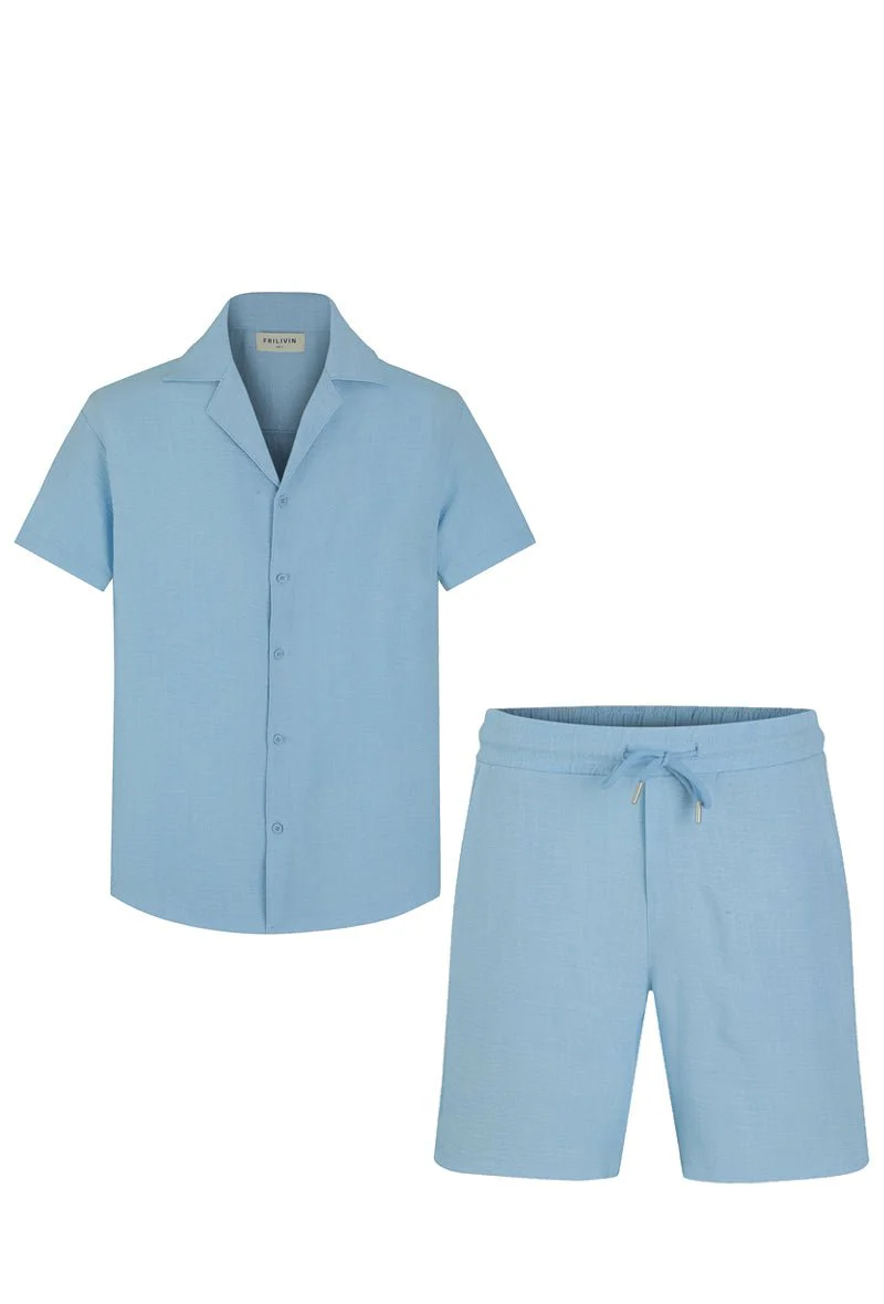 Ensemble chemise short estival - Image 4