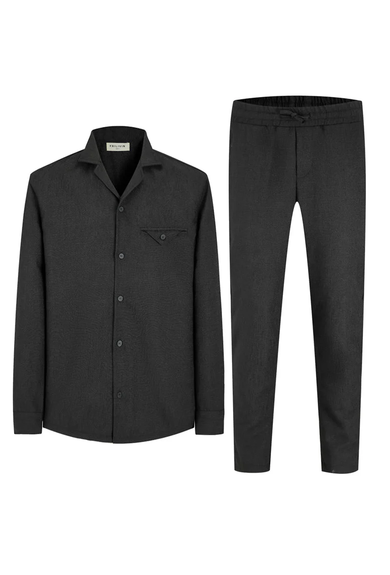 Ensemble chemise manches longues pantalon - Image 16