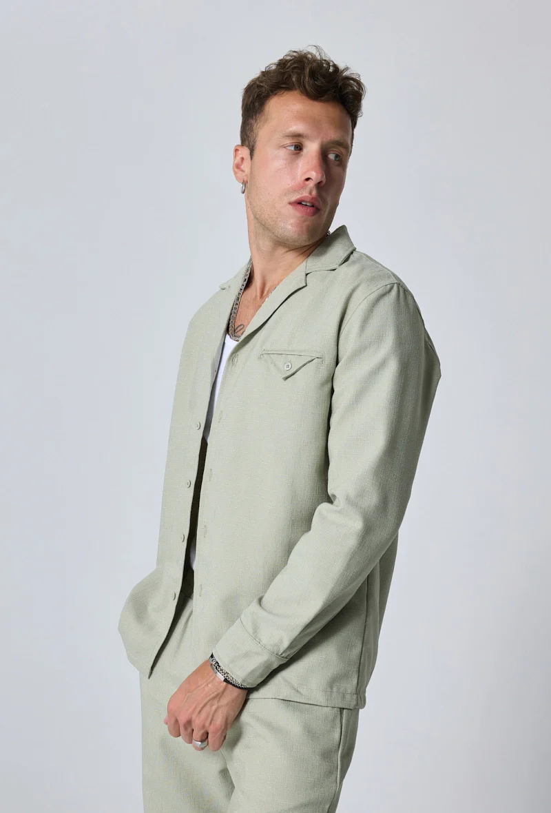 Ensemble chemise manches longues pantalon - Image 5