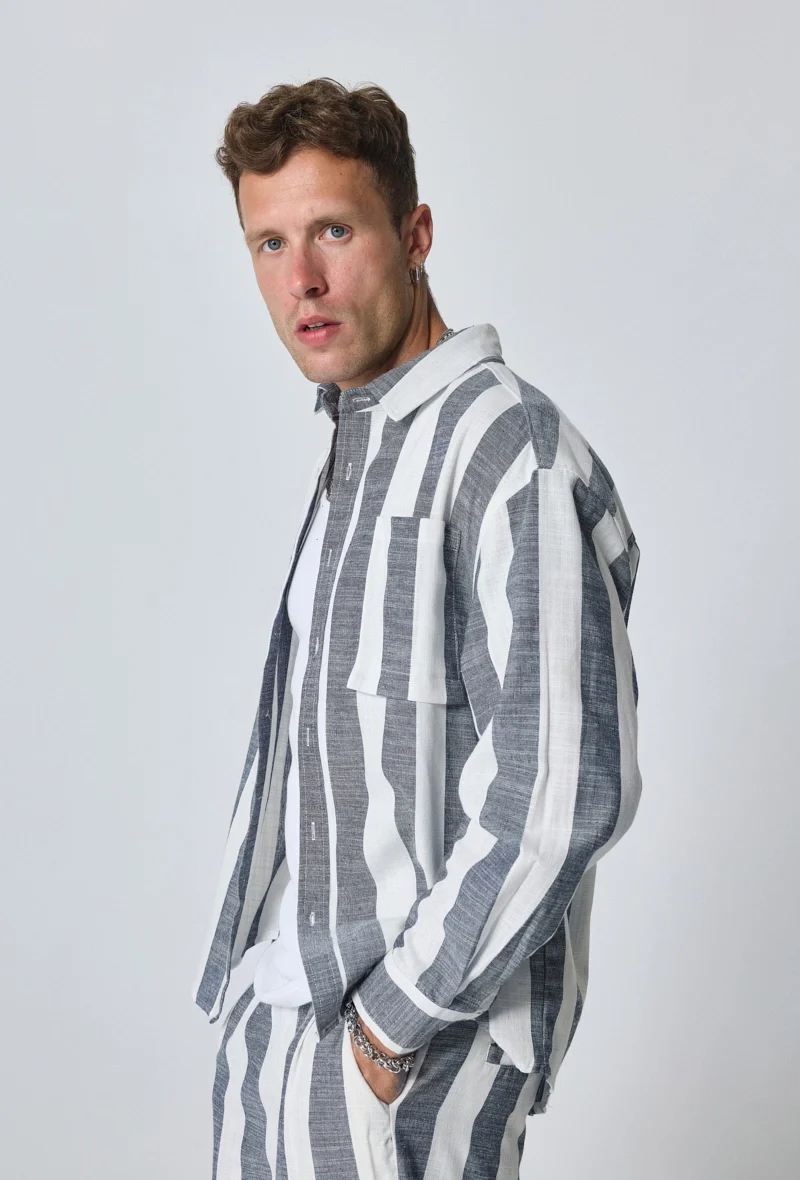 Ensemble chemise pantalon à rayures - Image 23