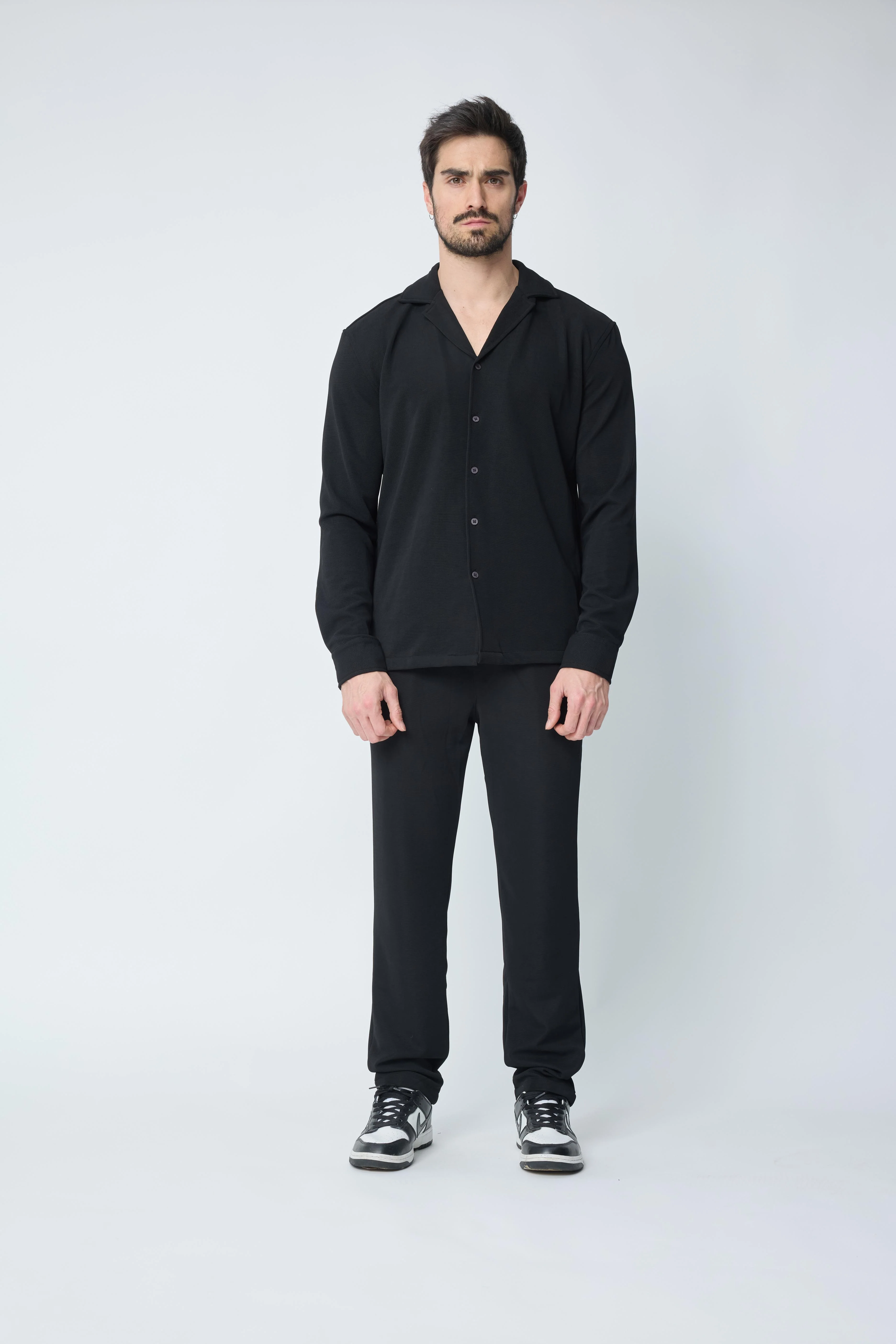 Ensemble chemise pantalon uni oversize - Image 21