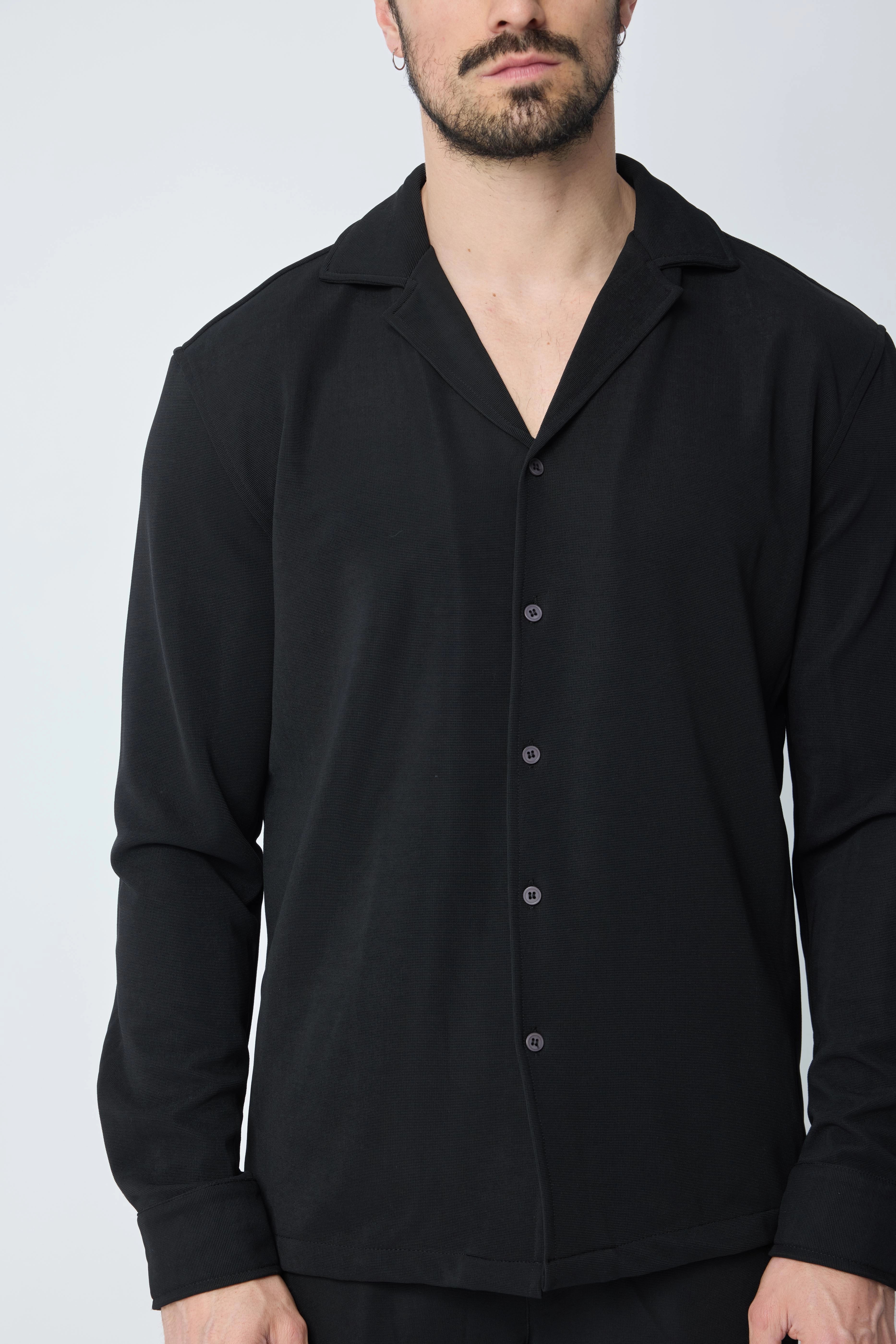 Ensemble chemise pantalon uni oversize - Image 25