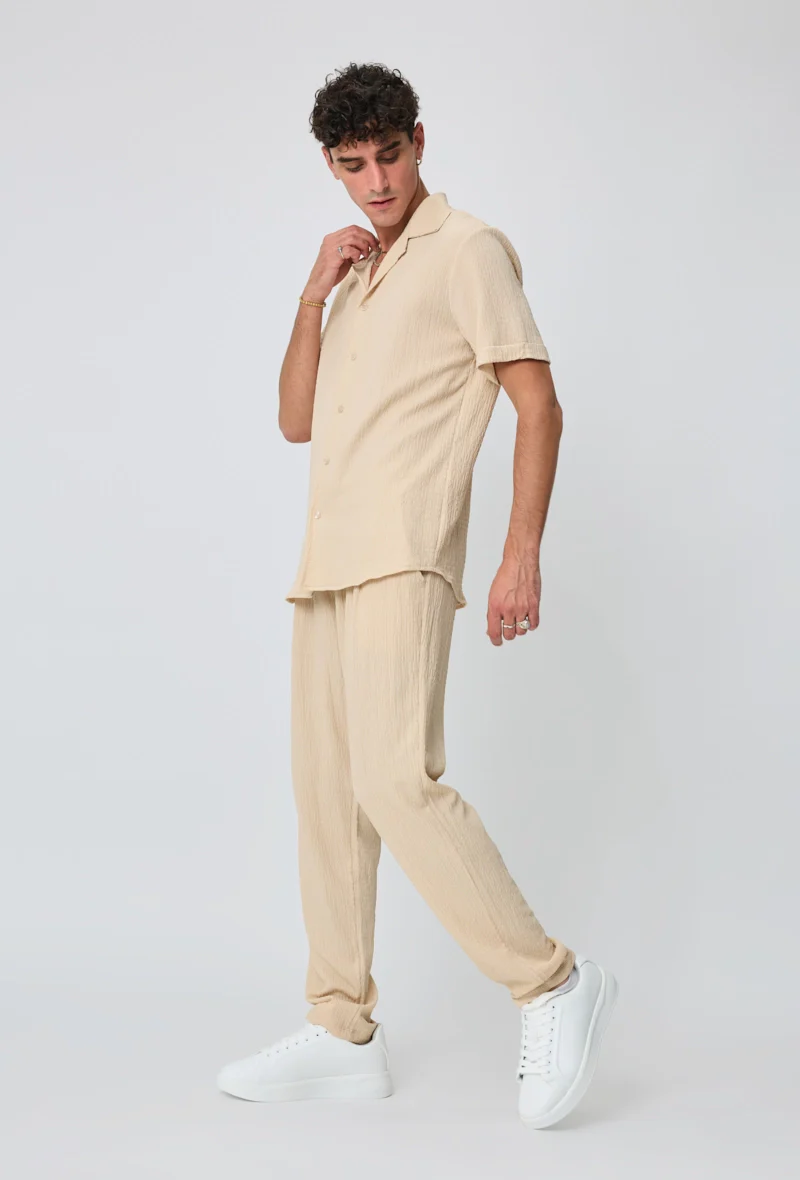 Ensemble chemise pantalon uni - Image 9